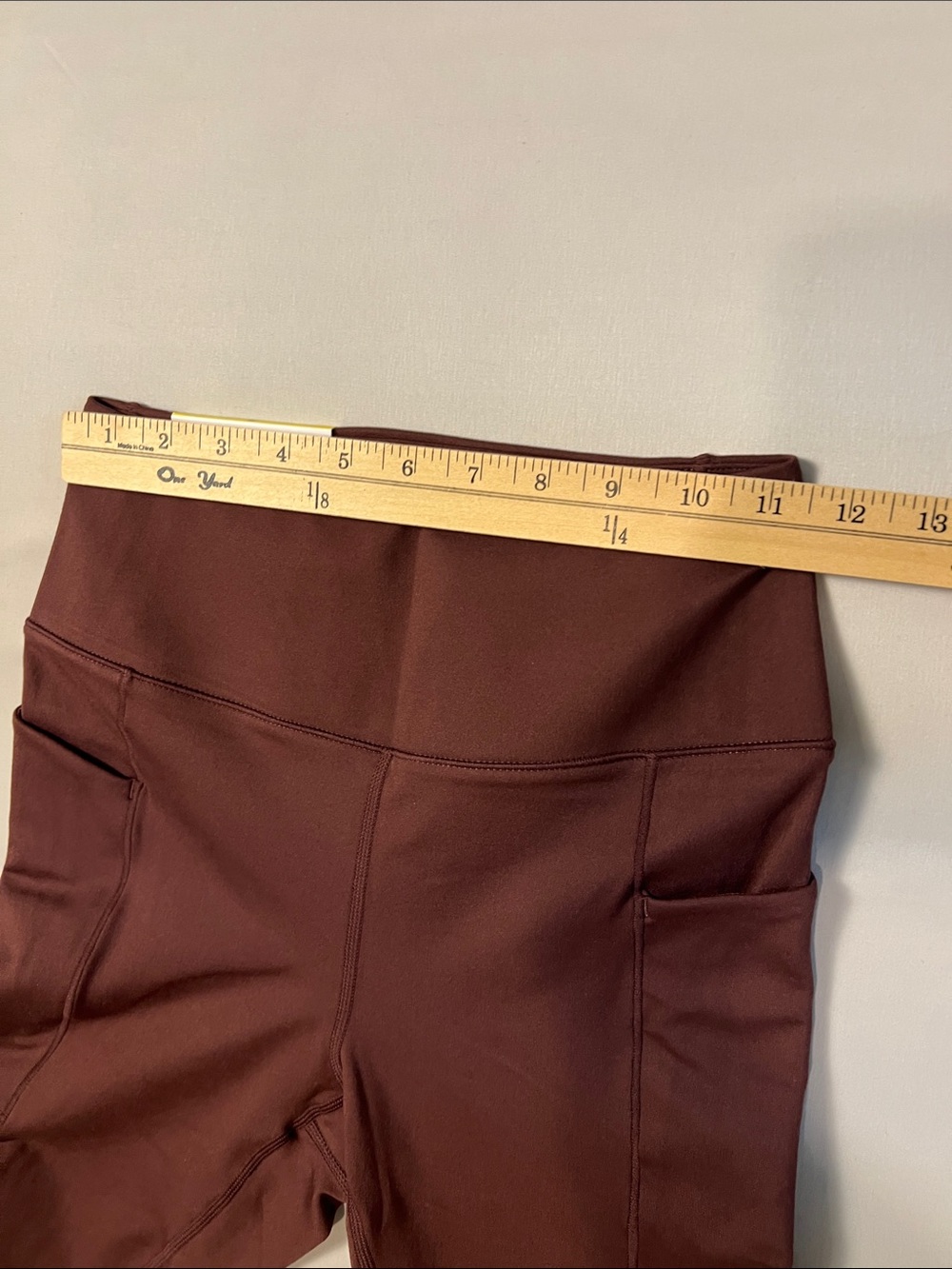 Danskin Women’s Wine High-Rise Workout Leggings Size S - Picture 6 of 11